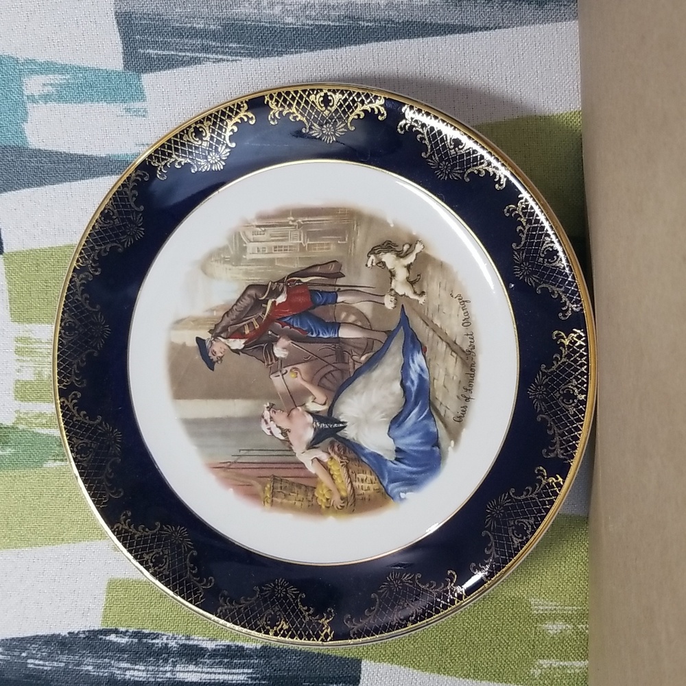Weatherby Royal Falcon Decorative Plate #1 Cries Of London Sweet Oranges